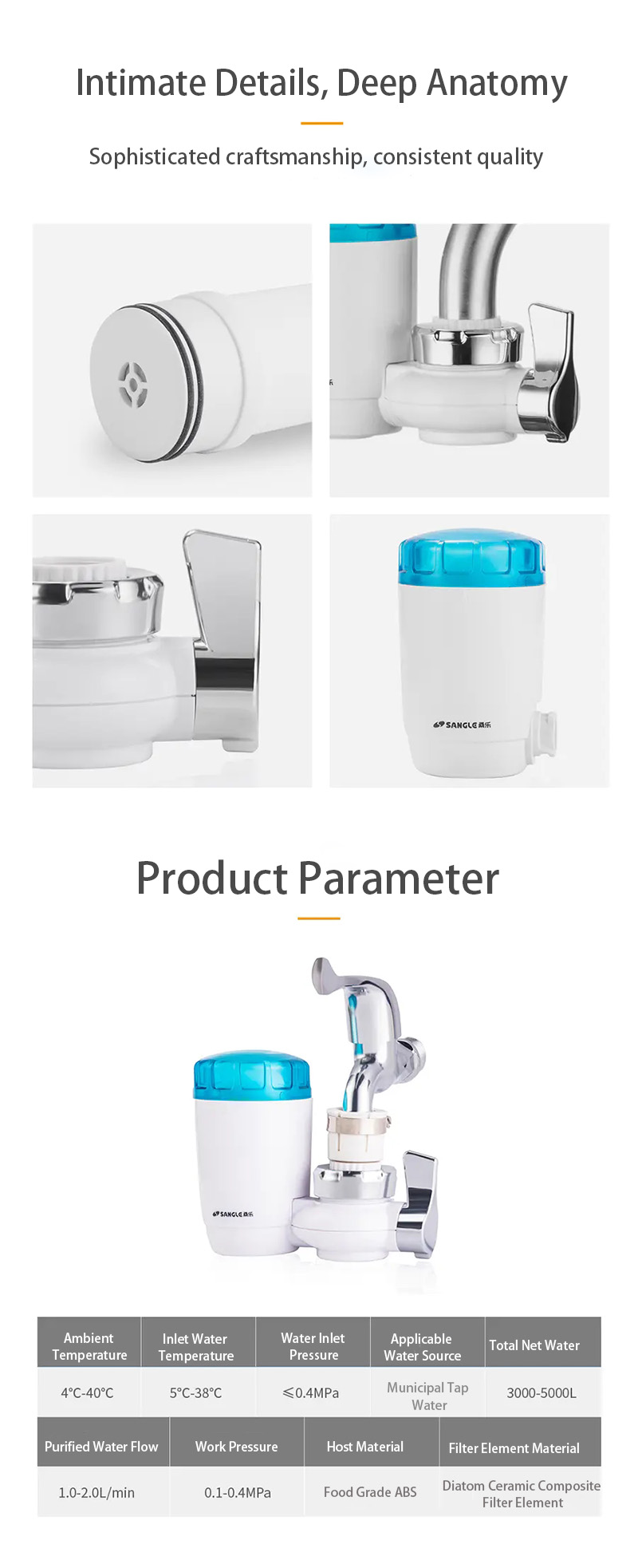 Faucet water purifier